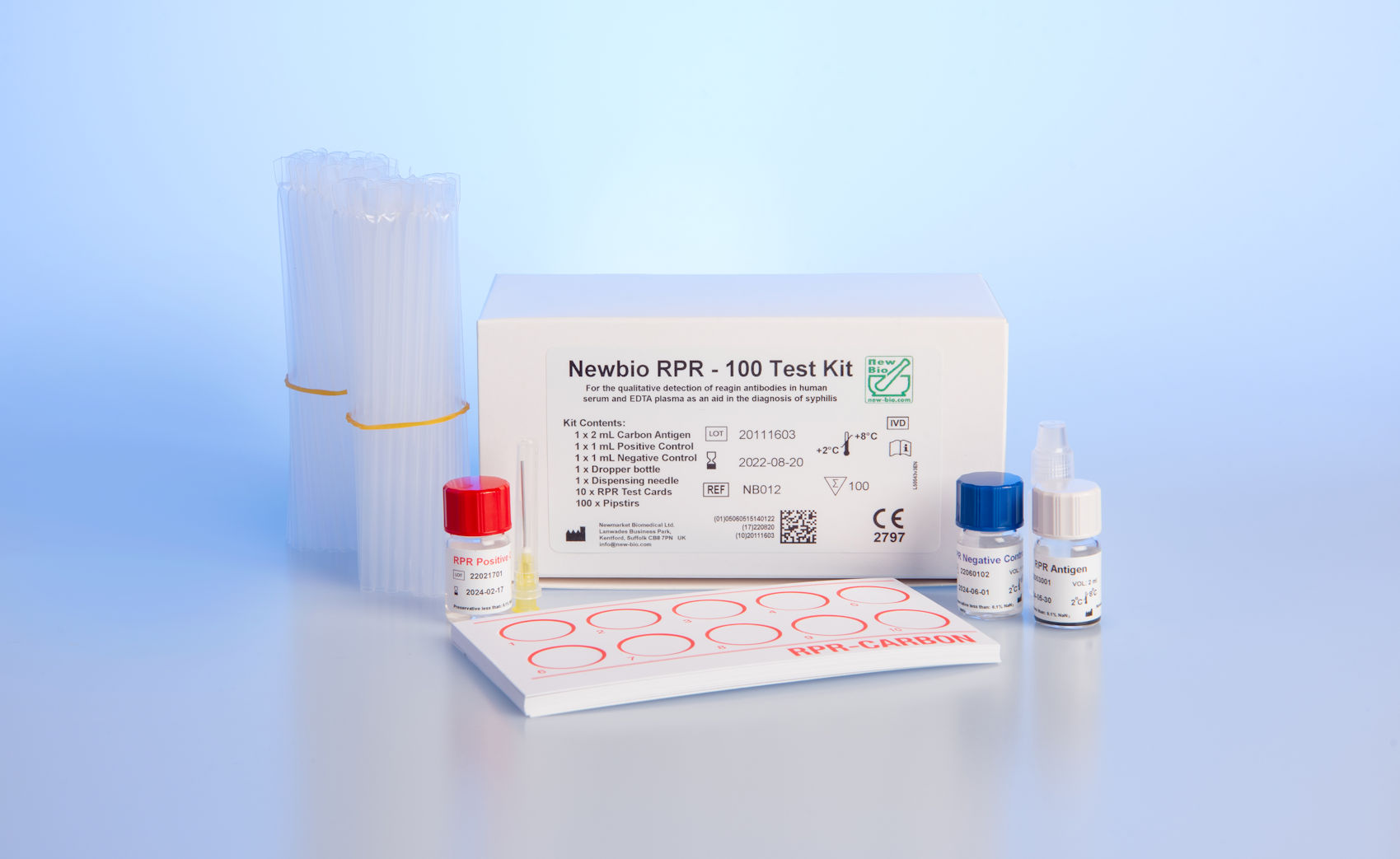 NewBio RPR 100 Test Kit